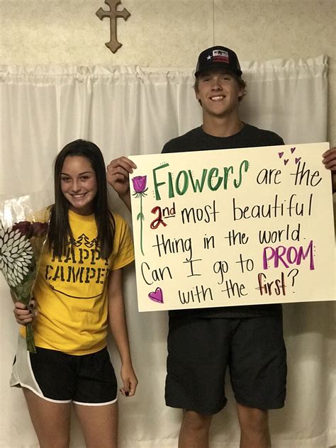 prom poster ideas|cute promposals.